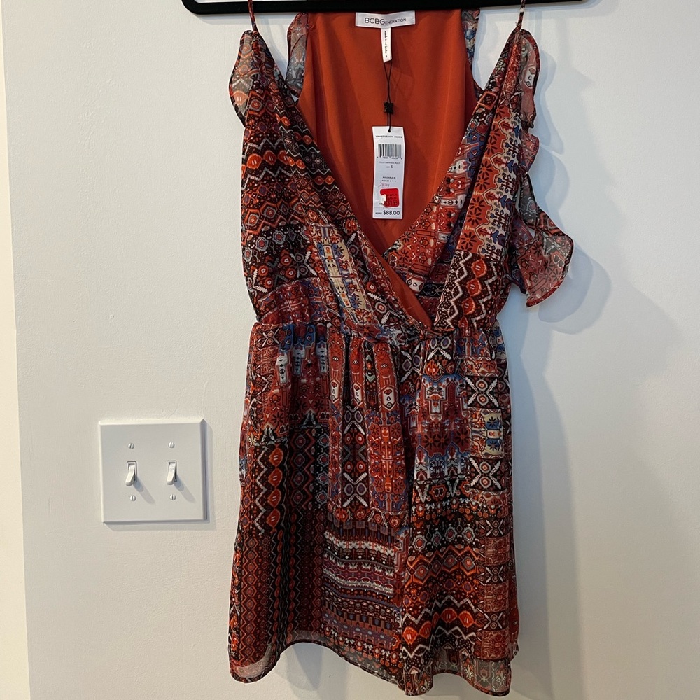 Multicolored BCBG romper